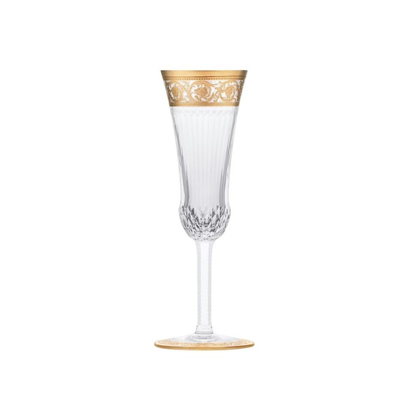 CHAMPAGNE FLUTE GOBLET GOLD THISTLE, 30708000