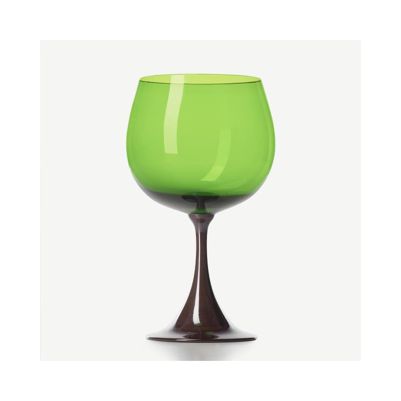 BILBERRY / GREEN BURGUNDY GLASS BURLESQUE