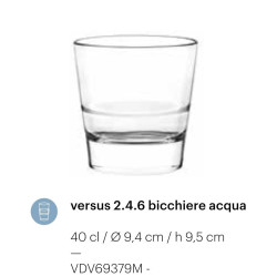 RIALTO WATER GLASS VDV65223...