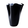 VASE 30 WAVE OPAL BLACK OL00231