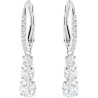 STILLA ATTRACT PIERCED EARRINGS, RHODIUM PLATING 5416155