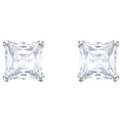 STILLA ATTRACT STUD PIERCED EARRINGS, RHODIUM PLATING 5430365