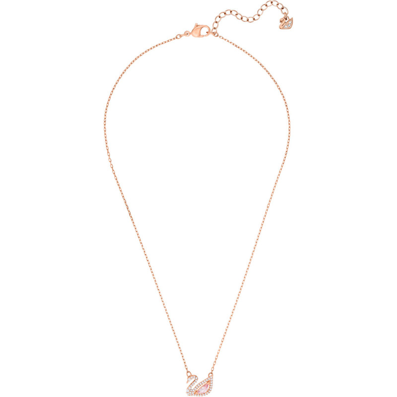 COLLANA CIGNO ROSA PLACCATO COLOR ORO ROSA 5469989