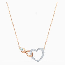 COLLANA HYPERBOLA INFINITY HEART BIANCO/MIX 5518865