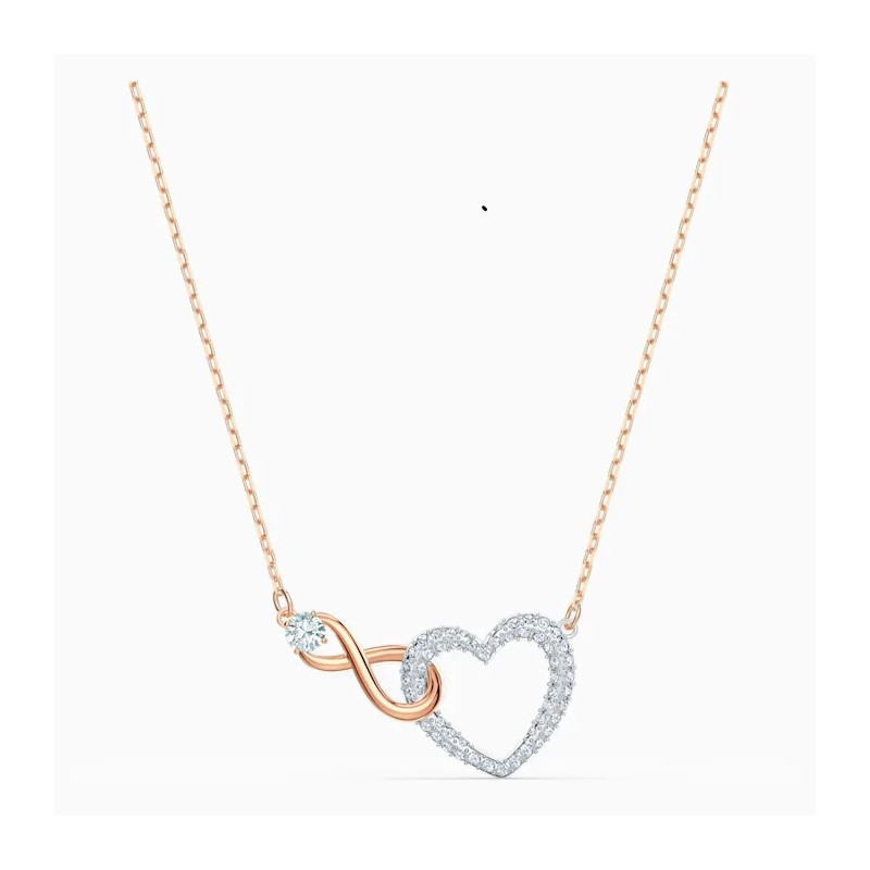 HYPERBOLA INFINITY HEART NECKLACE, MIXED METAL 5518865