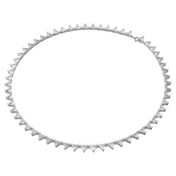 MATRIX NECKLACE WHITE RHODIUM PLATED 5599191