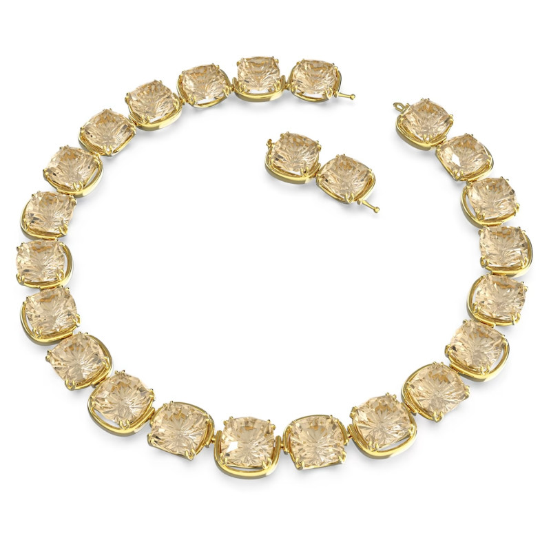 SWAROVSKI - HARMONIA ALL AROUND NECKLACE YELLOW, GOLD TONE PLATE