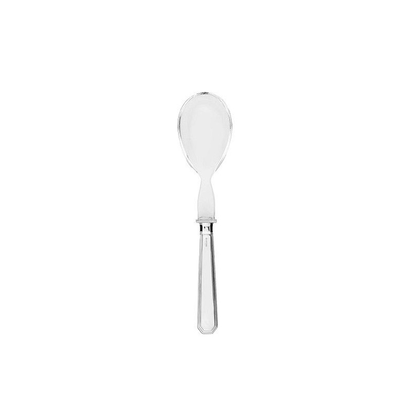 SILVER SALAD SERVING SPOON OTTAGONALE