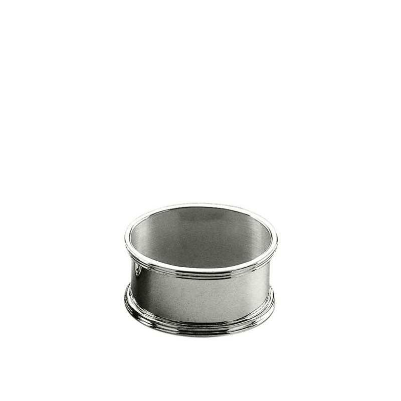 SILVER OVAL NAPKIN RING  09101/0105