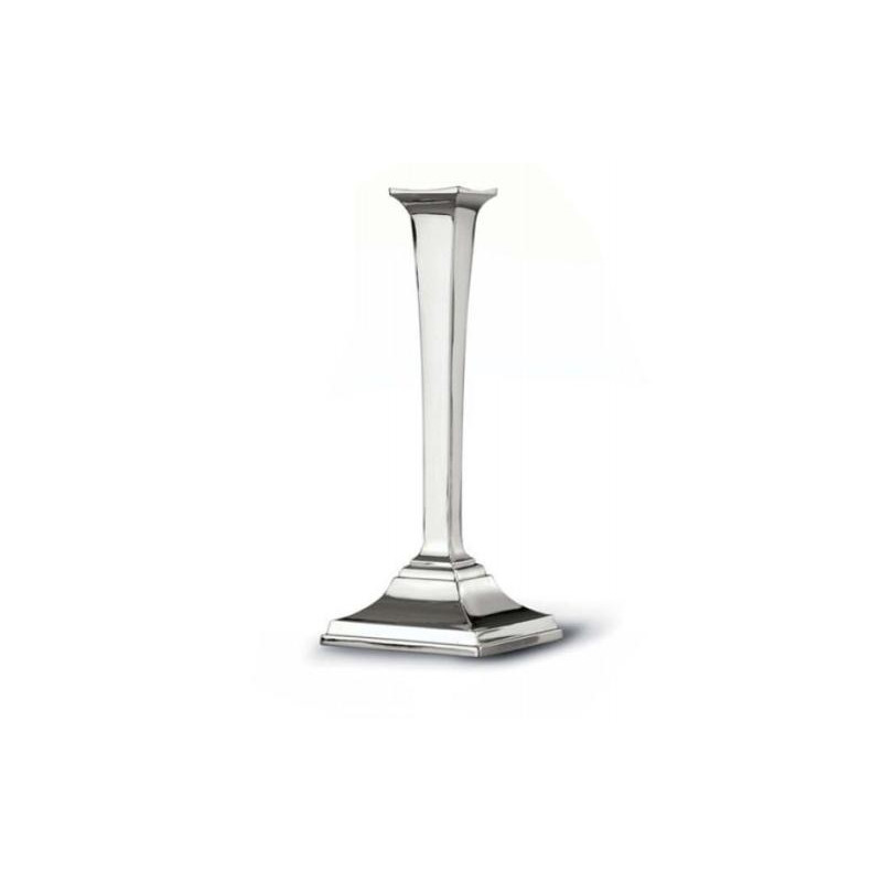 SILVER SQUARE CANDLEHOLDER SPIGOLO 08159/0721