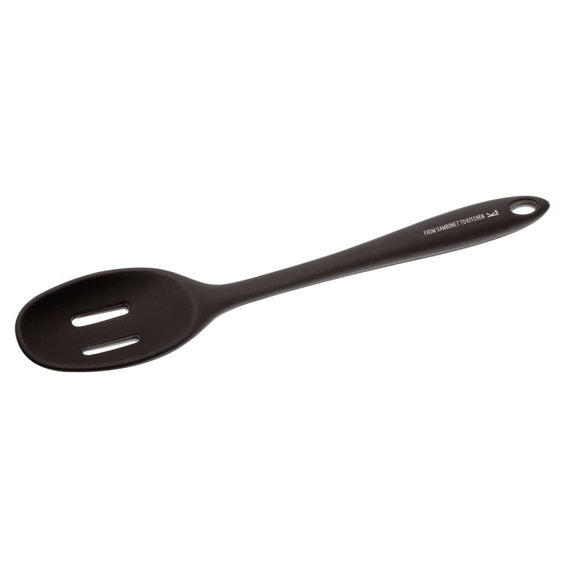 PERFORATED SPOON 29 CM BLACK SILICONE 51595B01