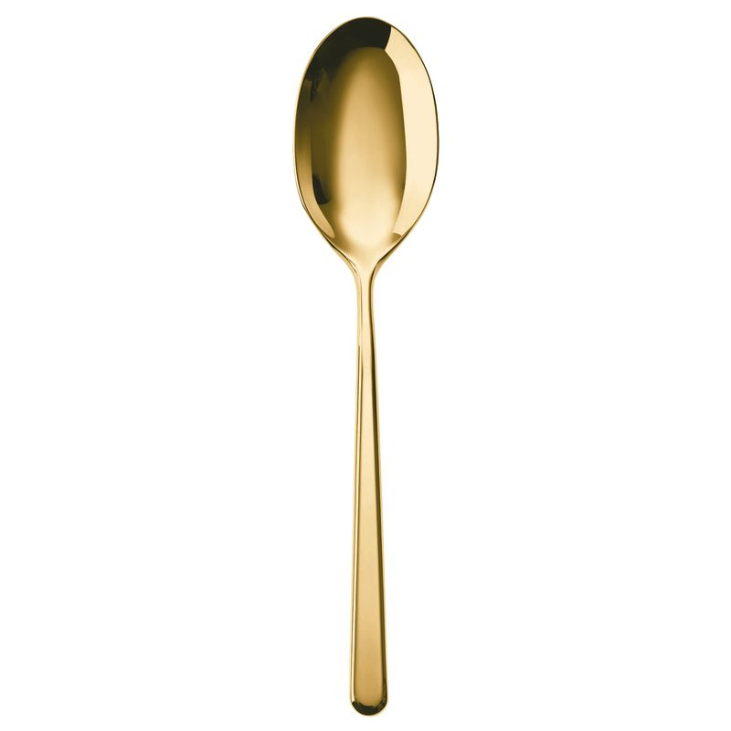 SERVING SPOON LINEAR PVD GOLD 52713G-44