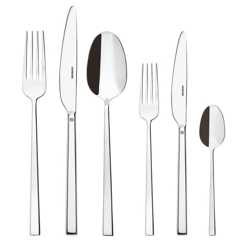 36-PIECE ROCK STAINLESS STEEL CUTLERY SET. 52562-83