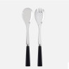 PAIR OF SALAD SERVERS 12 NATURE BLACK SABRE