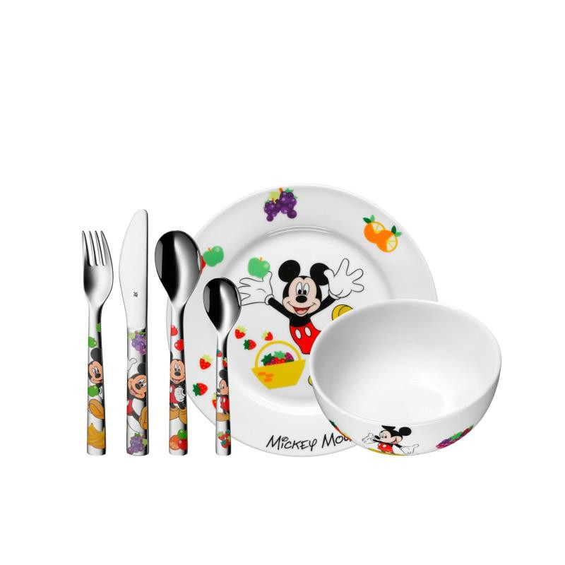 6 PIECES TABLE SET 8295/9964 MICKEY MOUSE WMF