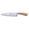 COLTELLO CHEF  MANICO LEGNO DI BOSSO