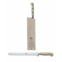 HAM KNIFE WITH WHITE HANDLE...