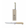 BONING KNIFE WHITE HANDLE WITH BLOCK 9898