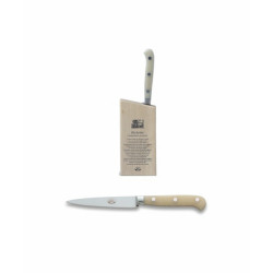 PARING KNIFE WHITE HANDLE WITH BLOCK 9905