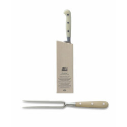 ROAST FORK WHITE HANDLE WITH BLOCK 9910