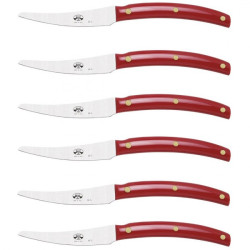 BOX 6 TABLE KNIFE RED...