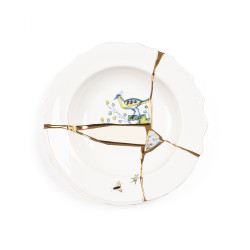 22 CM SOUP PLATE, KINTSUGI...