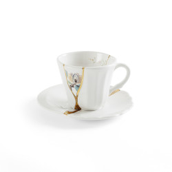 TAZZA CAFFE CON PIATTO n3, KINTSUGI