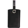 SET OF 2 BLACK LUGGAGE TAGS CO1.09.051 GLOBAL ACCESSORIES