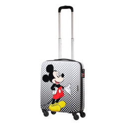 AMERICAN TOURISTER - 55 CM BLUE TROLLEY, MOUSE DISNEY DOTS, MICKEY