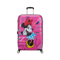 TROLLEY, - CM AMERICAN MICKEY DISNEY TOURISTER MOUSE DOTS, 55 BLUE