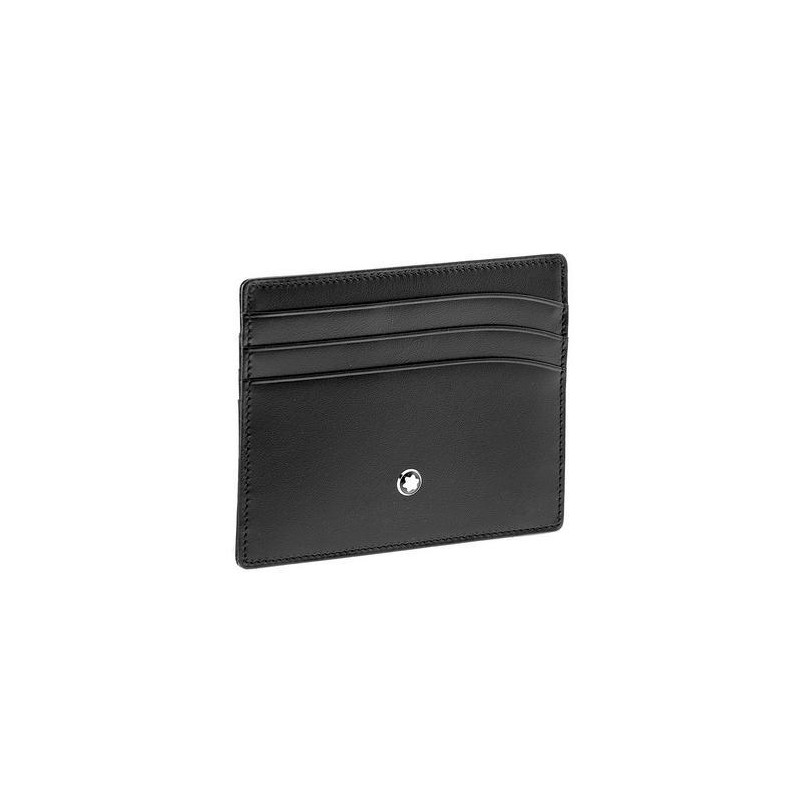 Montblanc Masterpiece Credit Card Case Black 4017941572370,10 cm :  : Fashion
