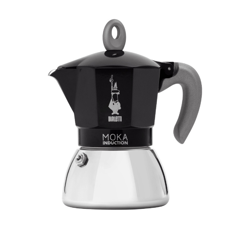 MOKA 6 TAZZE INDUZIONE NERO 6936