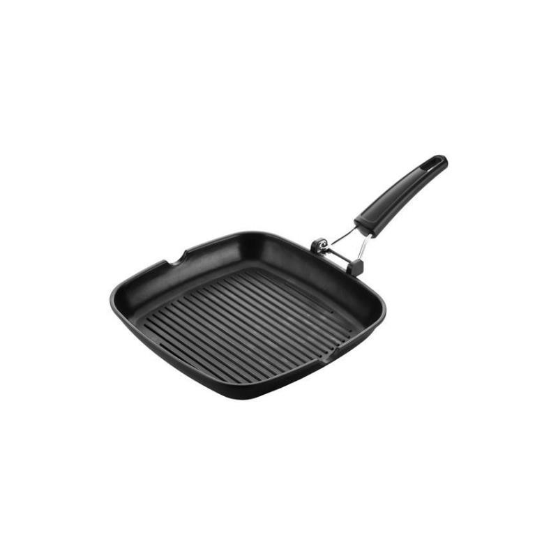 NON STICK GRILL PAN FOLDABLE HANDLE 34X24 601254