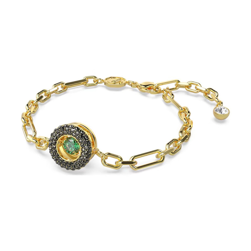 BRACCIALE UNA MIS.M VERDE PLACCATURA COLOR ORO 5665237