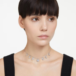 SUBLIMA NECKLACE CHOKER, RHODIUM PLATED 5666178