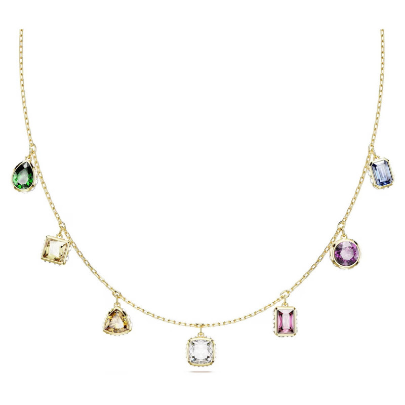 CHROMA NECKLACE MULTICOLORED, GOLD TONE PLATED 5662918