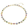 IMBER NECKLACE, MULTICOLORED, GOLD TONE PLATED 5662915