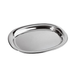 OVAL TRAY, STAINLESS STEEL...