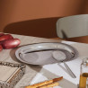 OVAL TRAY, STAINLESS STEEL JM13