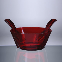 SALAD BOWL WITH SERVING CUTLERY FULMINE