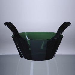 SALAD BOWL WITH SERVING CUTLERY FULMINE