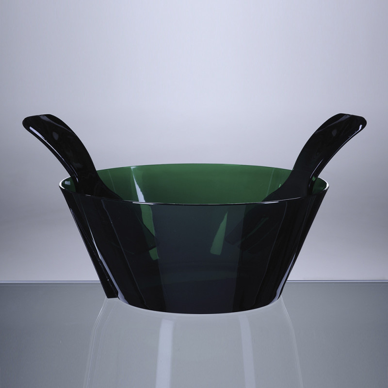 SALAD BOWL WITH SERVING CUTLERY FULMINE