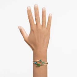 BRACCIALE BANGLE MILLENIA, VERDE, ORO