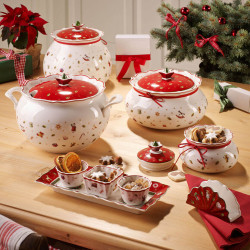 SET OF 3 BOWL + TRAY, TOY S DELIGHT 1485858420