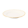 DESSERT PLATE 22.5 CM, PARISIENNE GOLD RIM