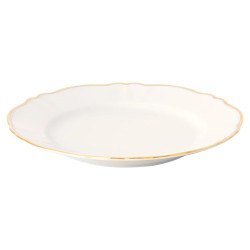 ROUND TRAY 32.5 CM, PARISIENNE GOLD RIM