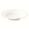 SOUP PLATE 23 CM, PARISIENNE GOLD RIM