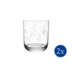 SET OF 2 TUMBLER GLASS,...