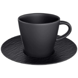 ESPRESSO CUP WITH SAUCER, MANUFACTURE ROCK