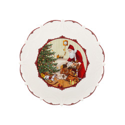 CAKE PLATE 42 CM SANTA...